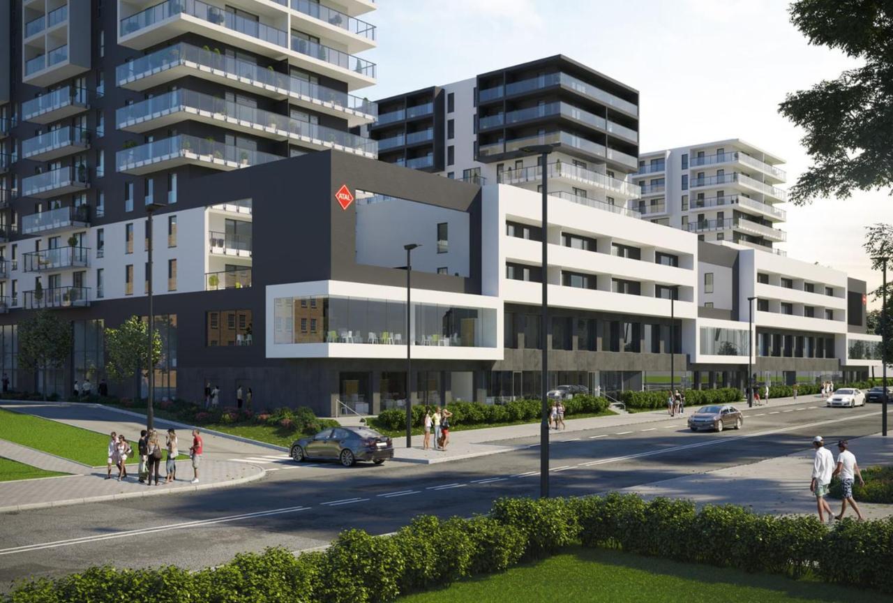 Q Apart Gold-Trzy Pokoje, Manufaktura, Klimatyzacja I Garaz Gratis, Tv Max, Fv, Gwarancja Zadowolenia Lodz  Exterior photo